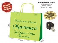 BUSTE IN CARTA BICOLOR VERDE 